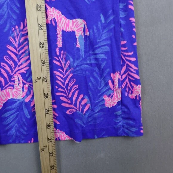 Lilly Pulitzer Blue and Pink Long Sleeve Dress - Picture 3 of 8